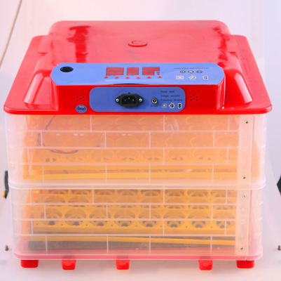 DC 12V high quality battery LED display price factory fully automatic poulrry peeping eggs incubator hatching machine with humidifier
